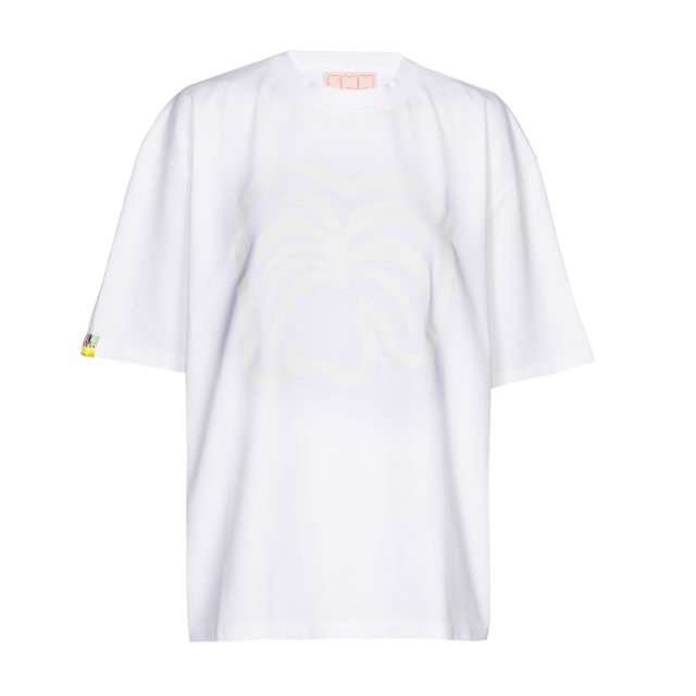 Sea Me Happy Sample Sale 2024 T-shirt - white palmtree